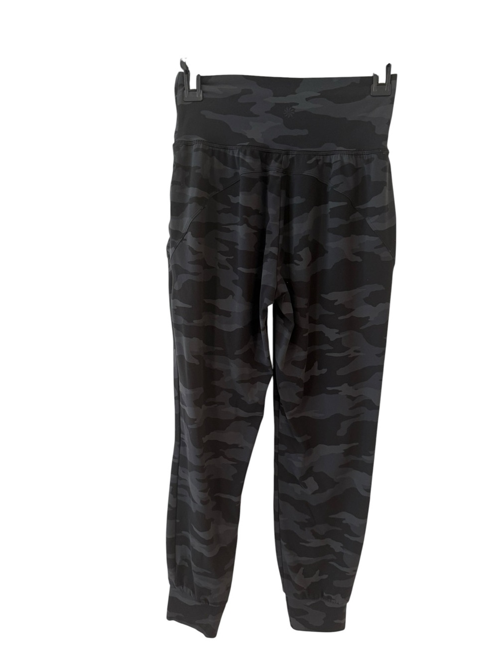 Athleta salutation  Black Gray Camo Joggers size XS